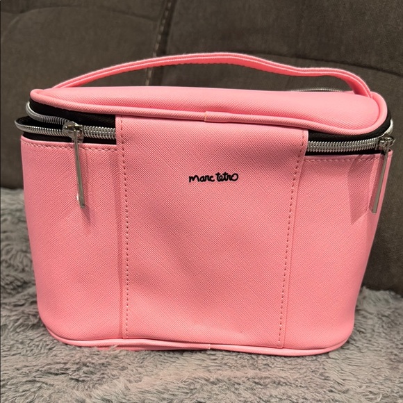 Marc Tetro Pink Cosmetic Bag with Dog Design - Picture 4 of 5